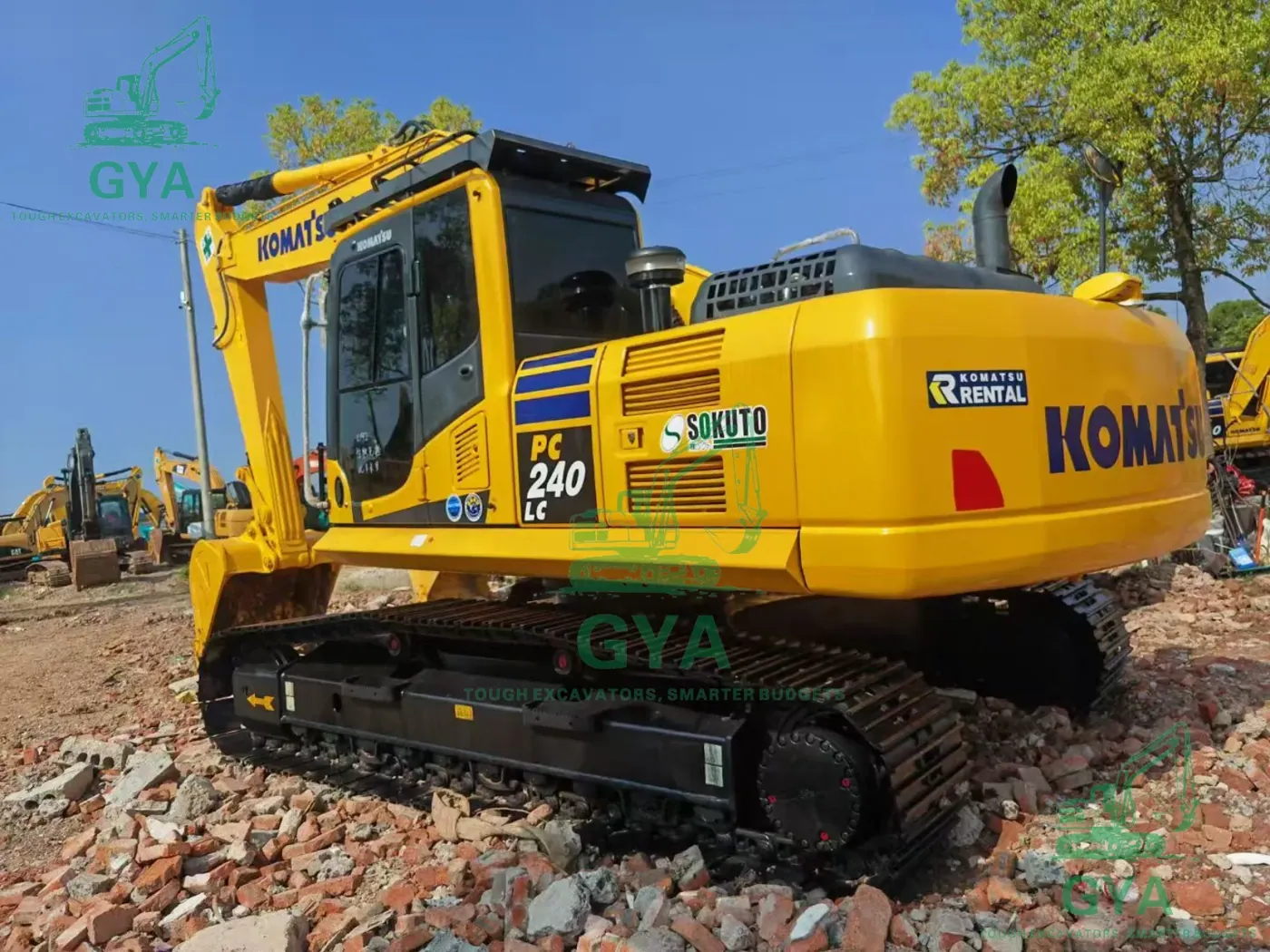 Used Komatsu PC240LC8M0
