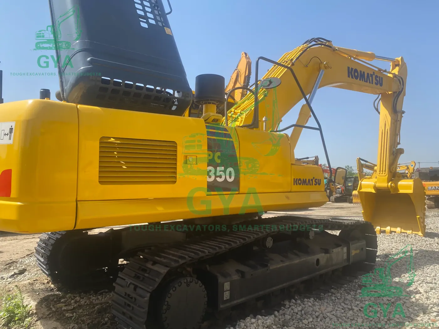 Used Komatsu PC350-8 excavator for export from China