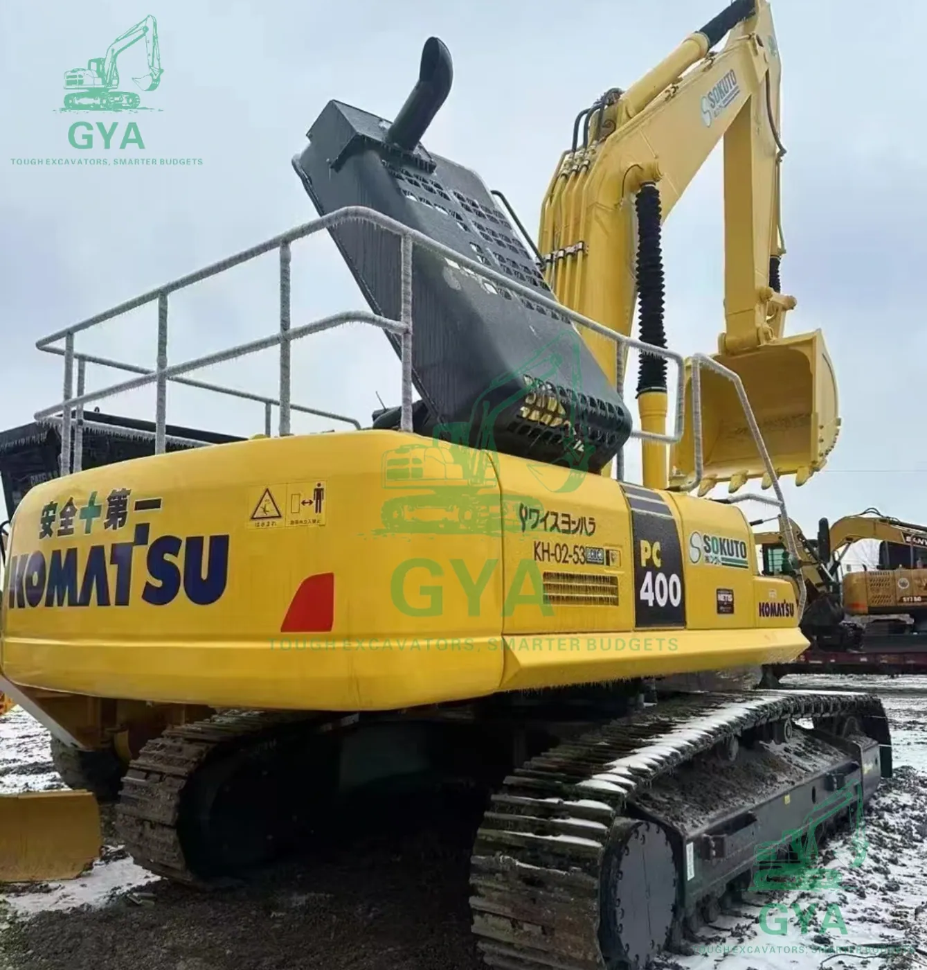Used Komatsu PC400-7 excavator for export from China