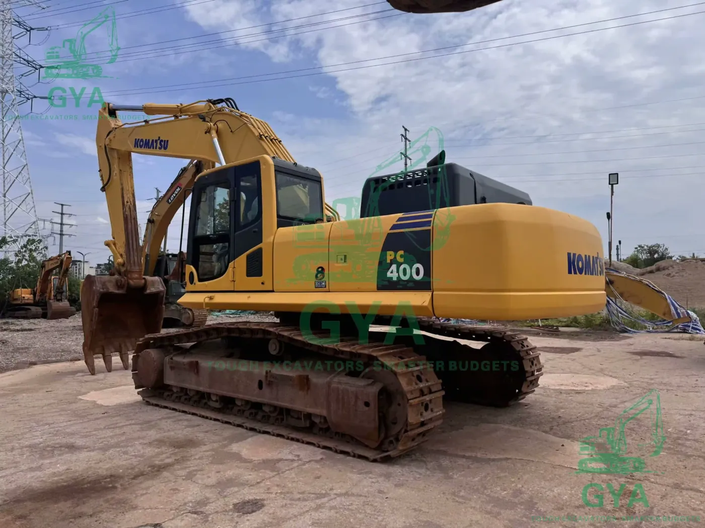 Used Komatsu PC400-8 excavator for export from China