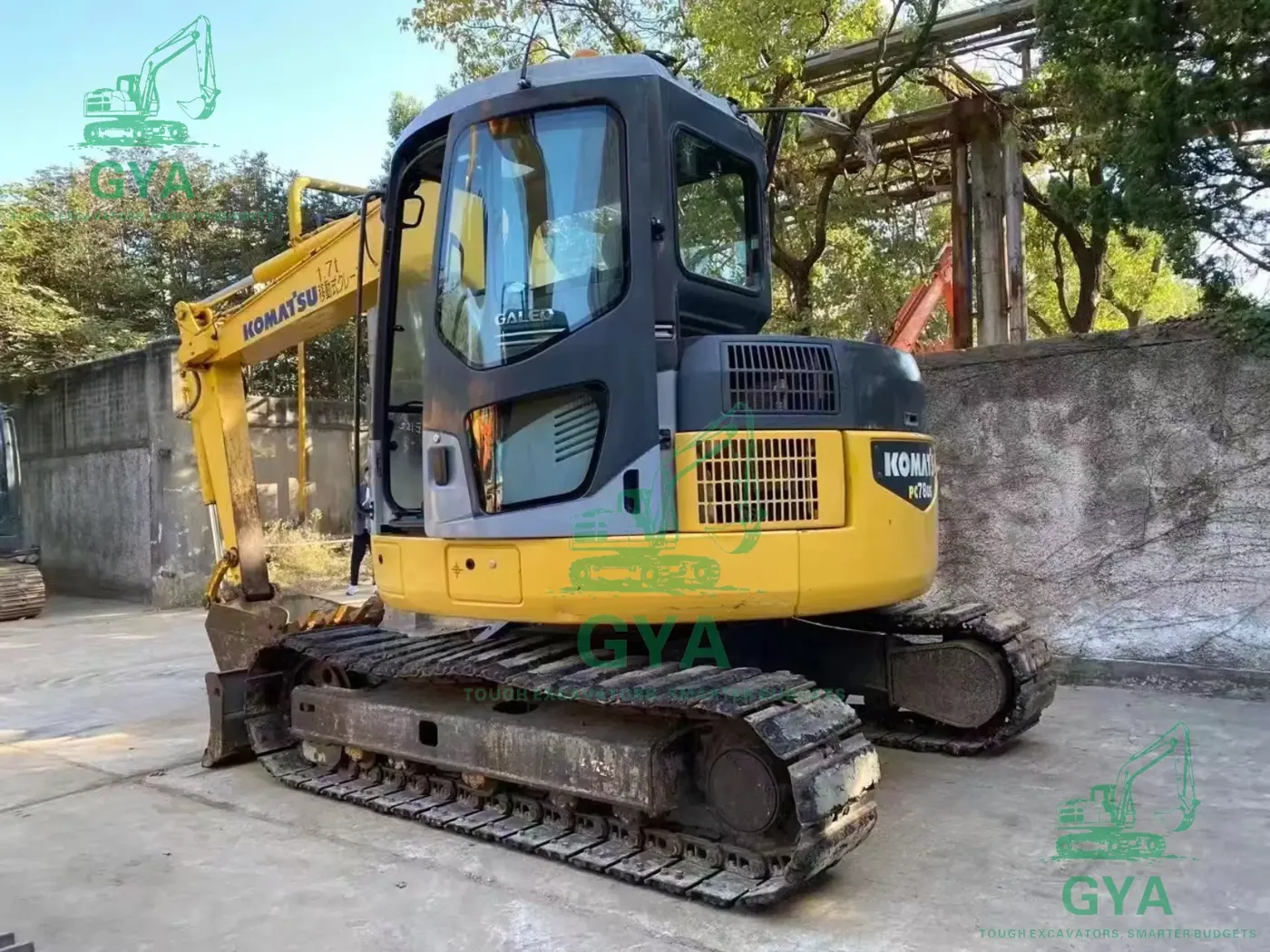 Used Komatsu PC78-6 excavator for export from China